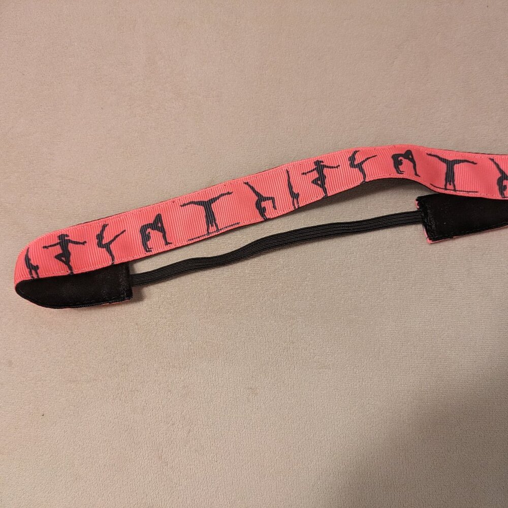 Hand-Sewn Gymnastics Headband -  No-Slip w/ Velvet Backing, Athletic Aesthetic
